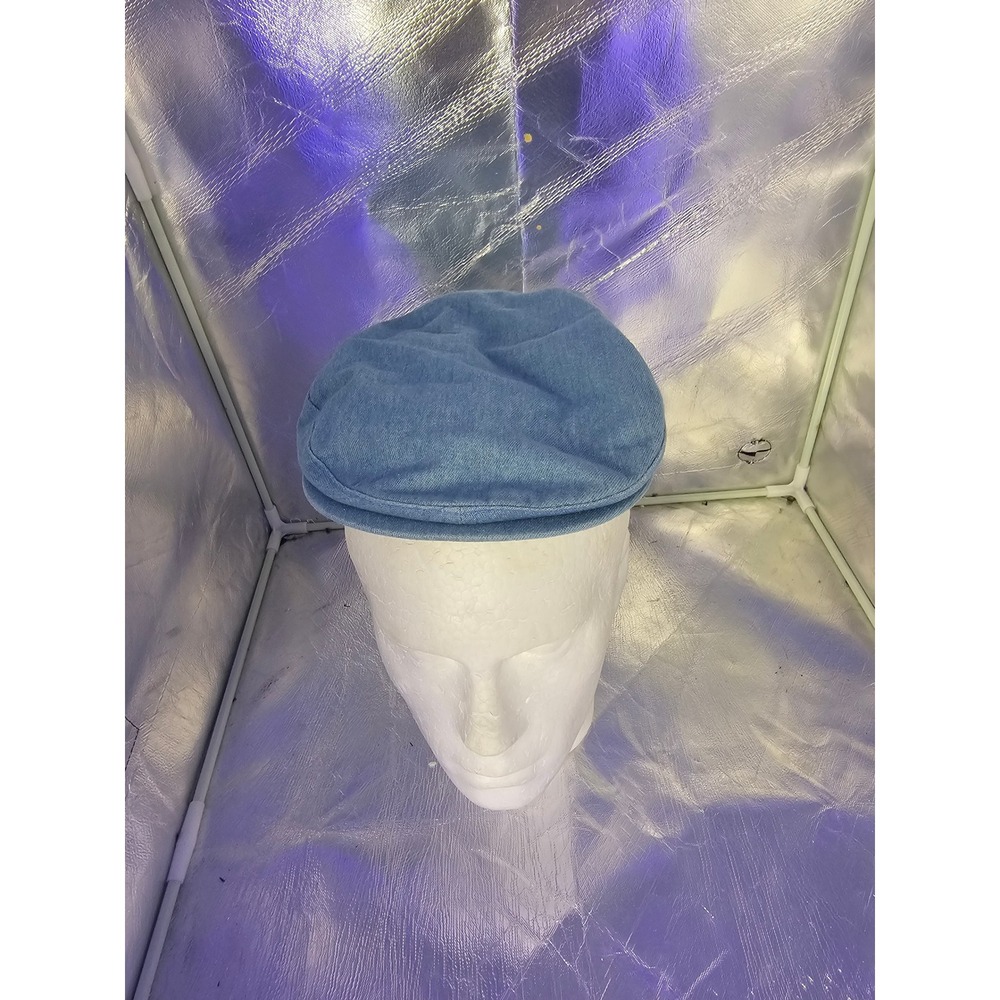 Pendleton Blue Denim Newsboy Cap Flat Cap Hat Small Light Wash Vintage Style